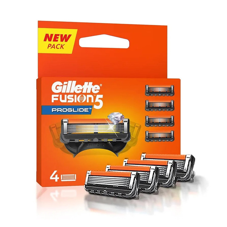 خود تراش ژیلت مدل FUSION 5 PROGLIDE FLEXBALL به همراه تیغ یدک بسته 4 عددی