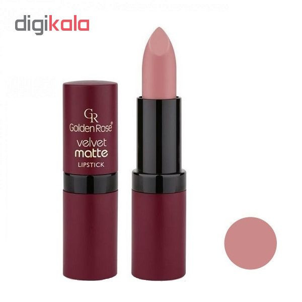 رژلب گلدن رز مدل Velvet شماره 03