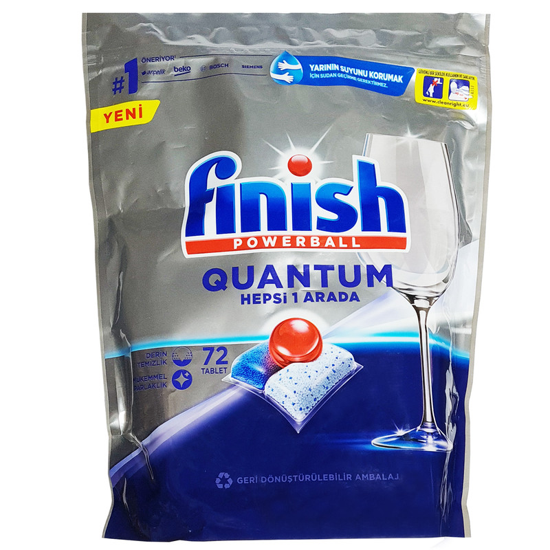 قرص ماشین ظرفشویی مدل Quantum Hepsi 1 Arada بسته 72 عددی