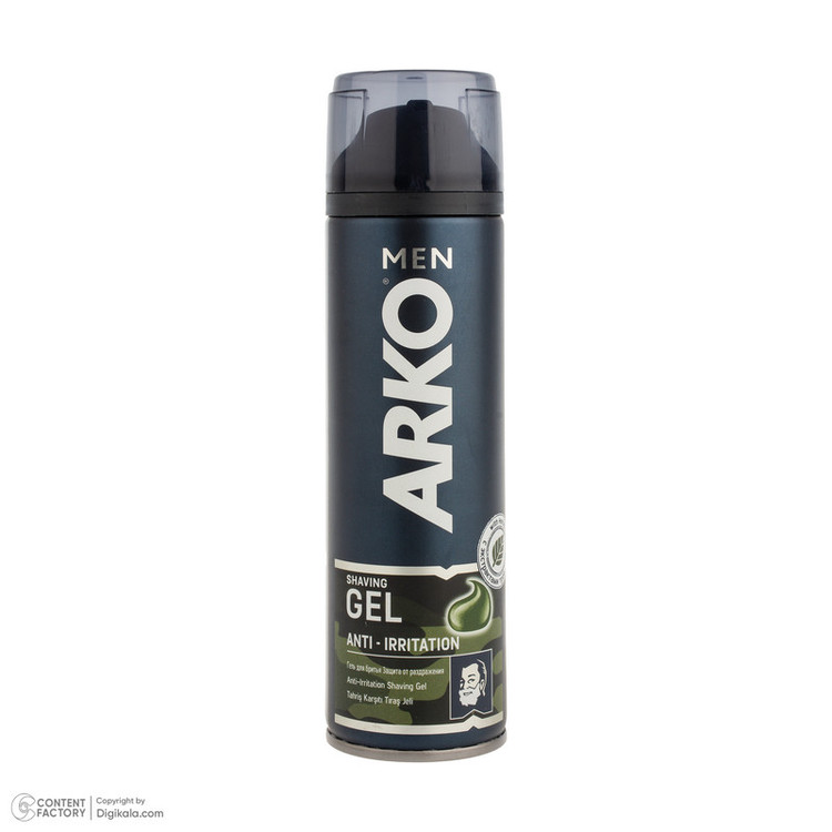 ژل اصلاح آرکو من مدل Anti Irritation حجم 200 میلی لیتر