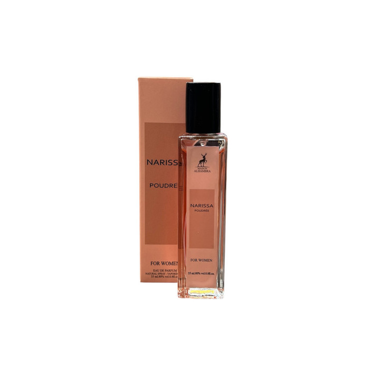 عطر جیبی زنانه الحمبرا مدل NARISSA با رایحه شیرین حجم ۳۵ میلی لیتر