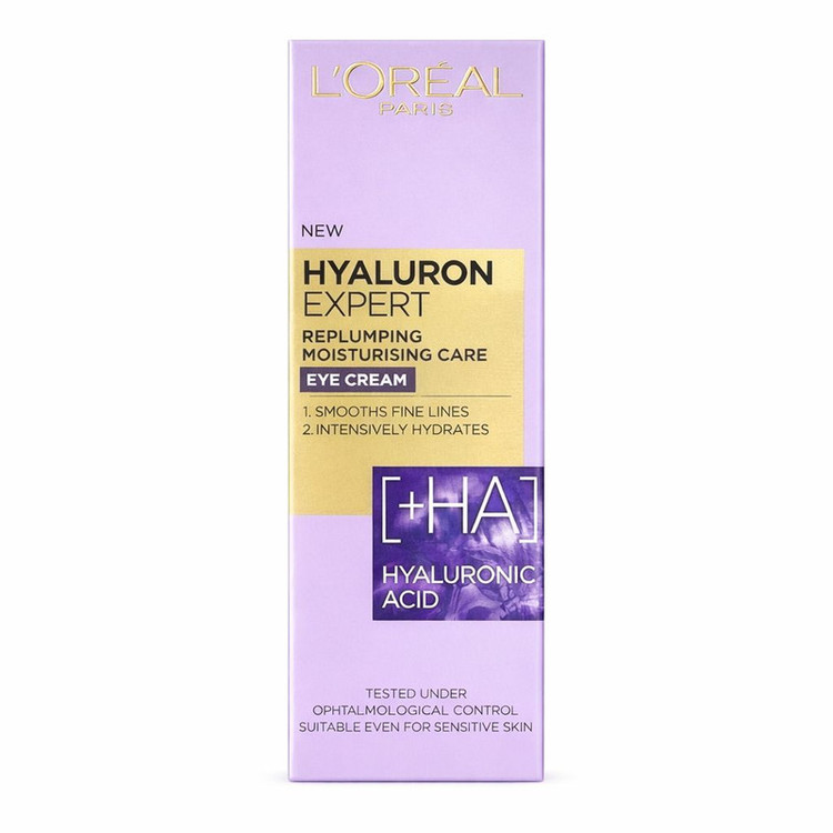 کرم دور چشم روز و شب لورآل مدل Hyaluron Expert Replumping حجم 15 میلیلیتر