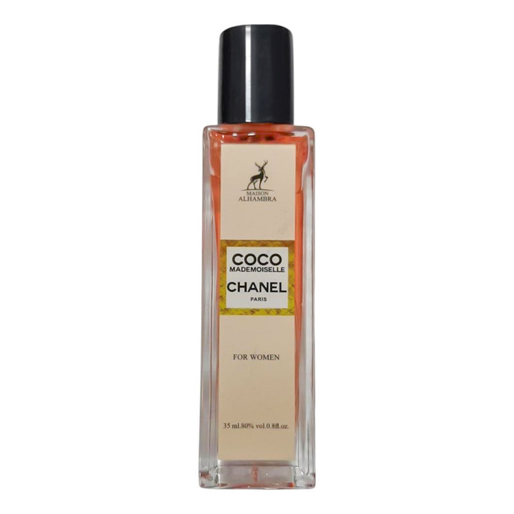 عطر جیبی زنانه الحمبرا مدل Chanel Coco Mademoiselle با رایحه خنک حجم 35 میلی لیتر