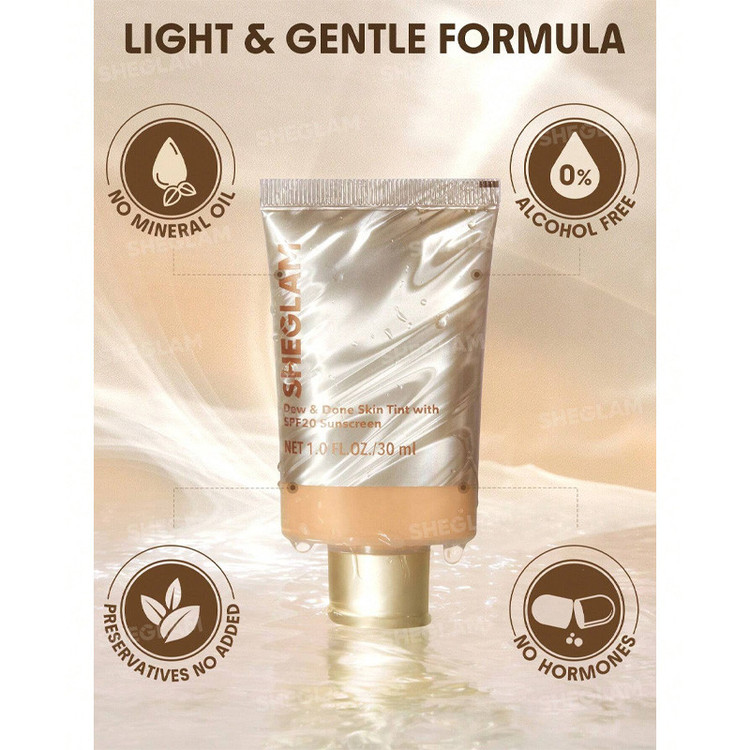 کرم پودر مایع SPF20 شیگلم مدل Chantilly شماره 05 مناسب برای انواع پوست حجم 30 میلیلیتر