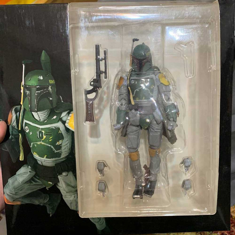 اکشن فیگور مدل بابو فت استاروارز مندلوریت طرح Star Wars Boba Fett Kaiyodo