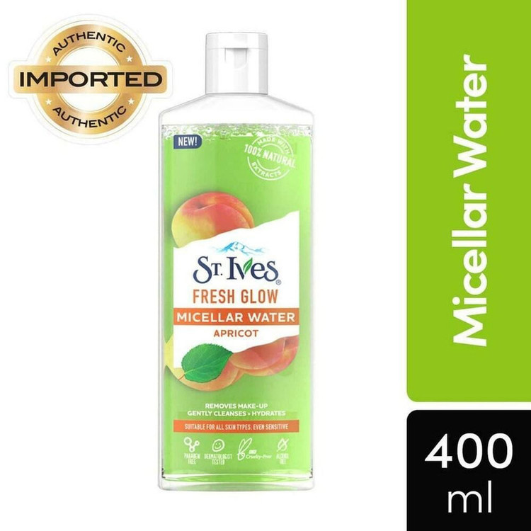 محلول پاک کننده آرایش اس تی.ایوز مدل FRESH GLOW حجم 400 میلی لیتر