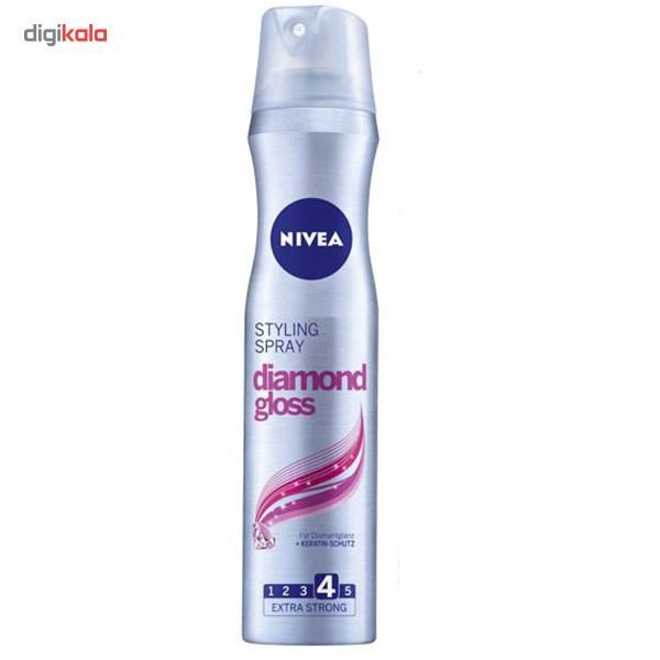 اسپری نگهدارنده حالت مو نیوآ مدل Diamond Gloss حجم 250 میلی لیتر