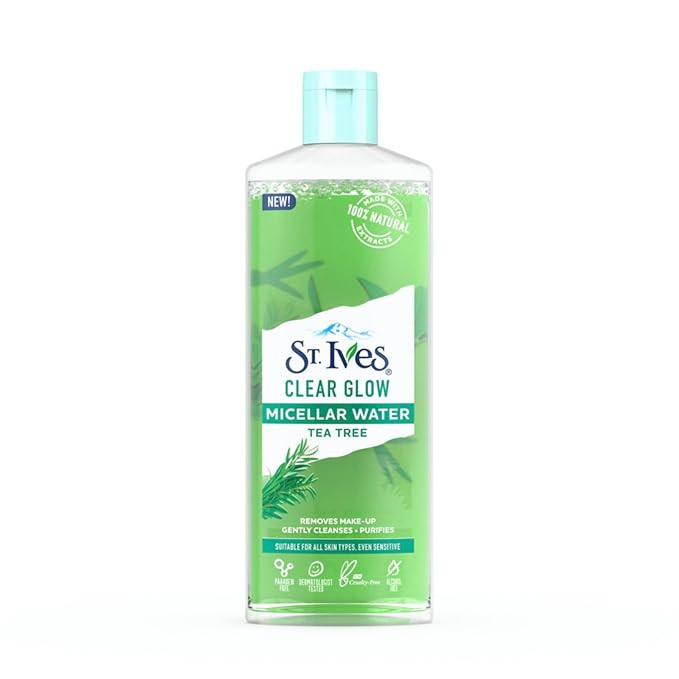 پاک کننده آرایش اس تی.ایوز مدل CLEAR GLOW حجم 400 میلی لیتر